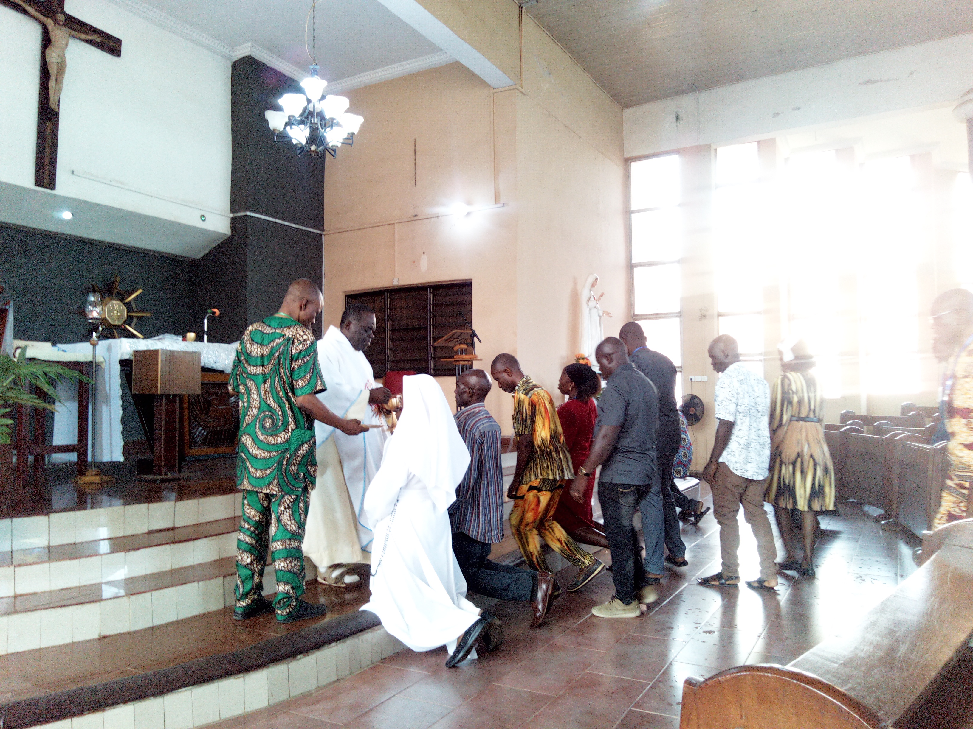 Reception of the Holy Communion