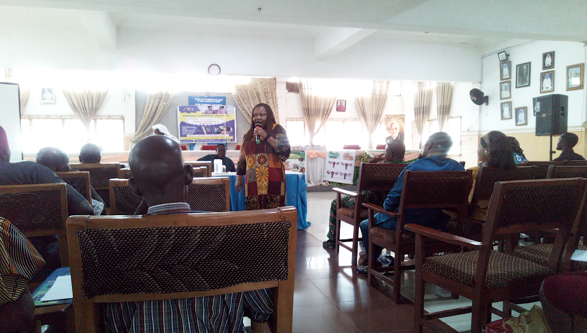 Couples listening to Lady Prof Anthonia Chinwuba