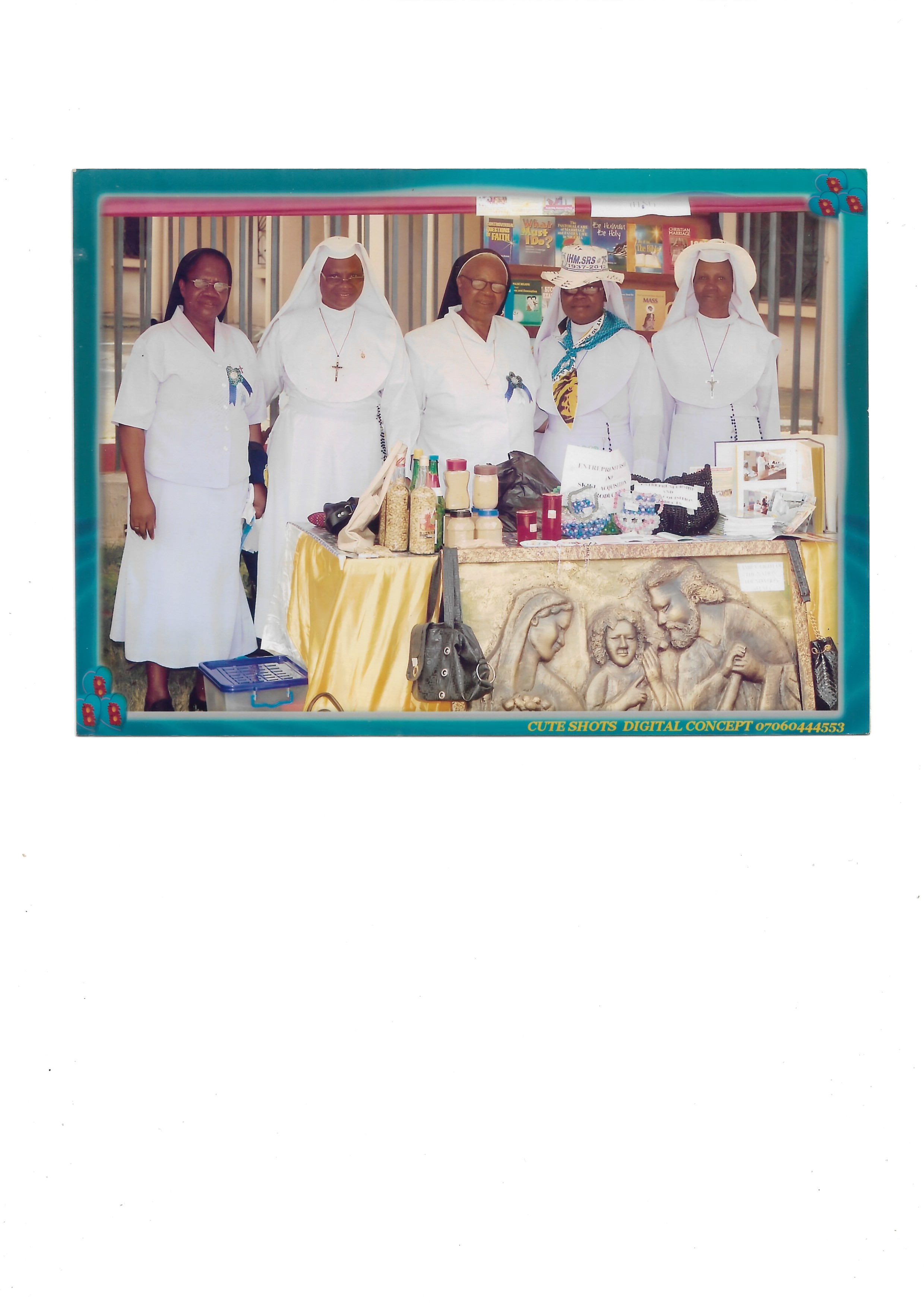 Exhibition of our soya powder- self-help nutrution product of family light of the nation foundation(FLNF)
